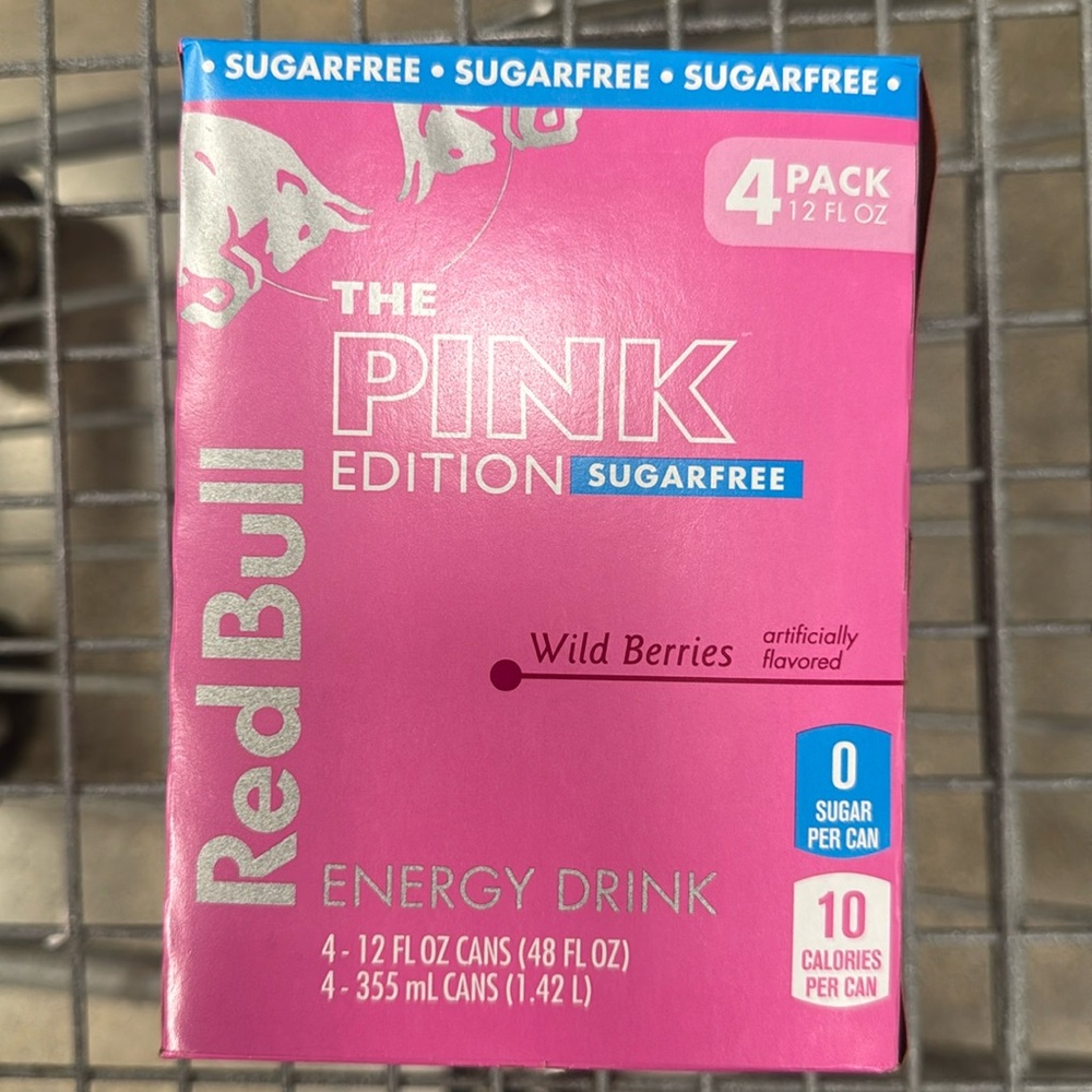 Pink red bull